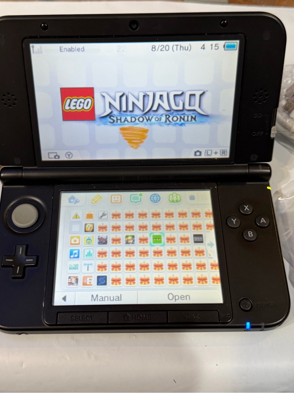 Nintendo 3DS XL Handheld Console in Black - Portable Gaming 128gb